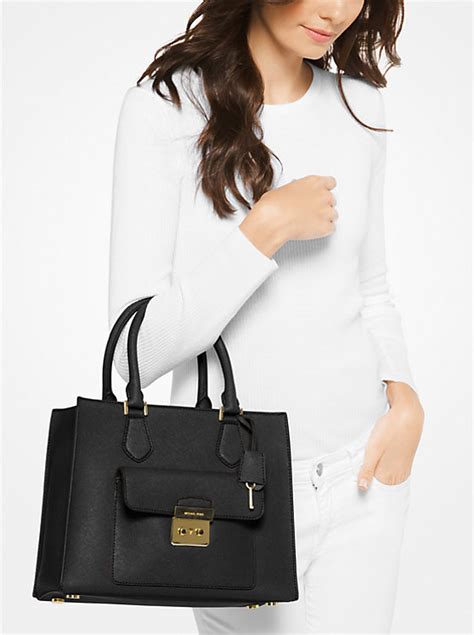 michael kors bridgette tote|Bridgette Medium Saffiano Leather Tote .